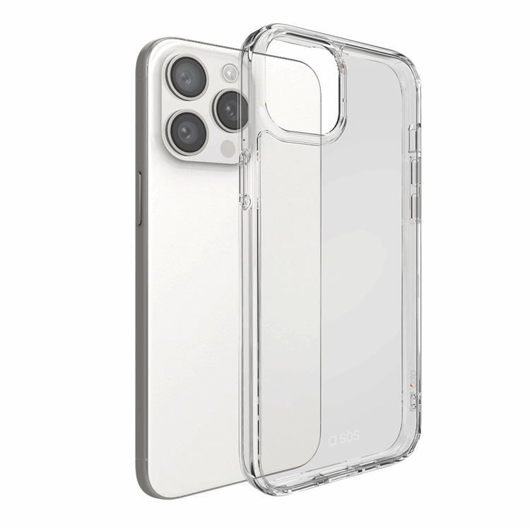 SBS Mobilskal till iPhone 14 Pro D3O - Transparent