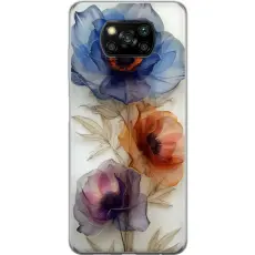 Gustaf - Mobilskal till Xiaomi Poco X3 NFC med Silkesblommor