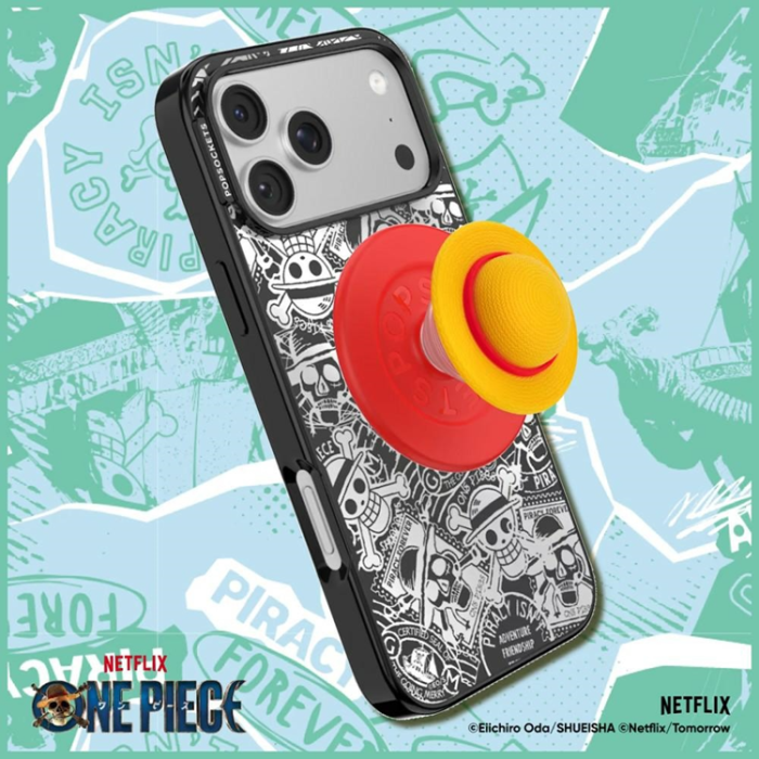 PopSockets - PopSockets PopOut Luffys Hat MagSafe Mobilgrip och Stativ