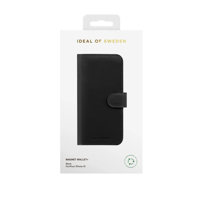 iDeal of Sweden - iDeal of Sweden iPhone 15 Plånboksfodral Magnet - Svart