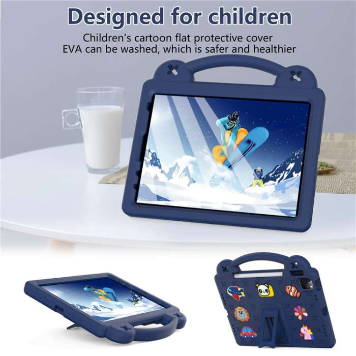A-One Brand - iPad Pro 11 (2018/2020/2021/2022) Skal EVA Kickstand Shockproof - Mörkblå