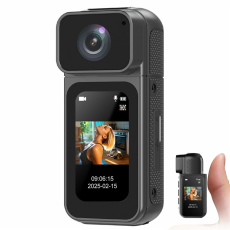 OEM - Mini Action WiFi TumKamera 2.7K Ultra HD 1.47 tums Skärm S80 - Svart