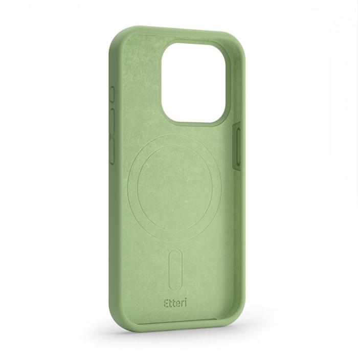 Etteri - Etteri iPhone 16 Mobilskal MagSafe Silikon - Ljusgrön