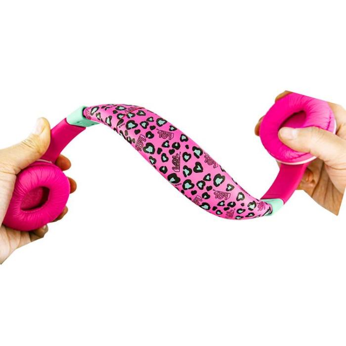 LOL - LOL Hörlurar Junior On-Ear 85dB Surprise - Rosa