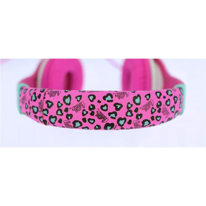 LOL - LOL Hörlurar Junior On-Ear 85dB Surprise - Rosa