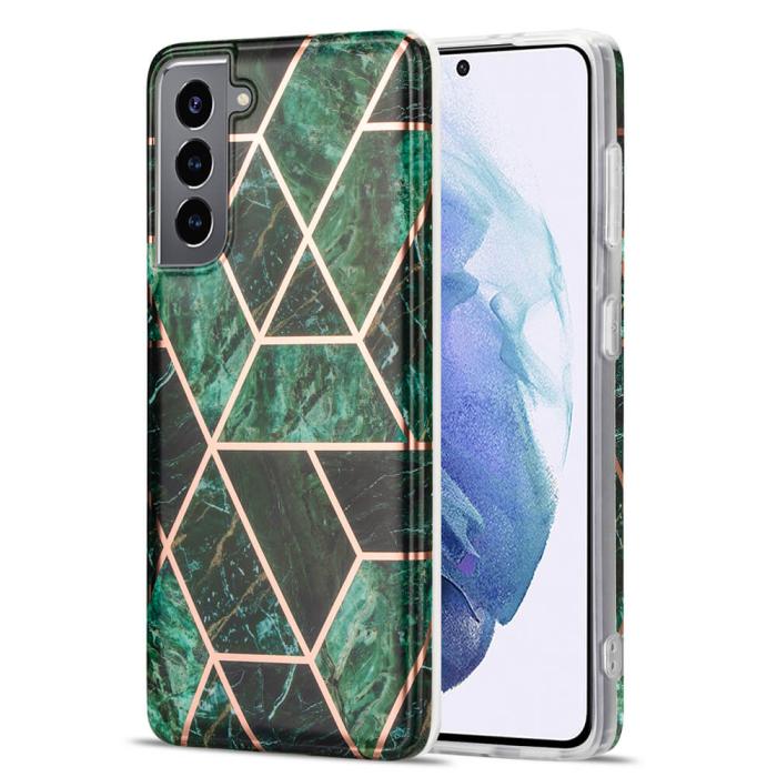 Boom of Sweden - BOOM - Grid skal till Galaxy S21 - Grön Marmor
