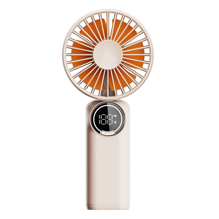 A-One Brand - Handhållen Fläkt 180 Graders Roterbar Low Noise z3 - Beige