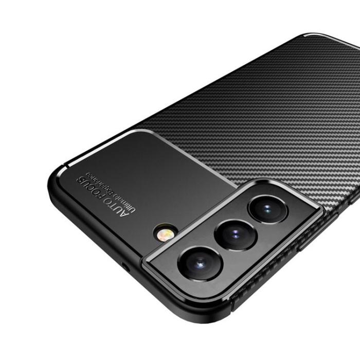 OEM - Carbon Fiber Skal Galaxy S22 Plus 5G - Svart