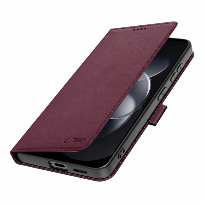 Tech-Protect - Tech-Protect Plånboksfodral För Xiaomi Redmi Note 17 Pro 5G - Mulberry