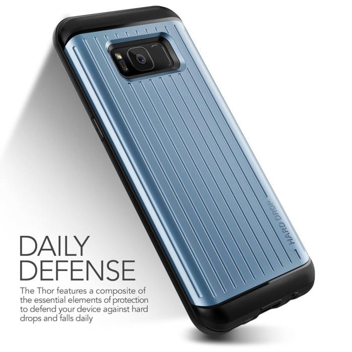 VERUS - Verus Waved Hard Drop Skal till Samsung Galaxy S8 - Blå