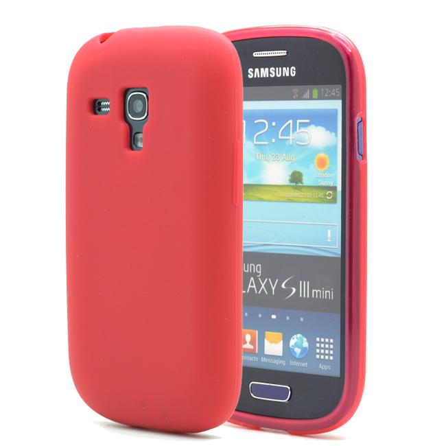 Silikonskal till Samsung Galaxy S3 Mini i8190 (Röd) | 2353 | AlltMobil