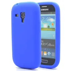 OEM - Silikonskal till Samsung Galaxy S3 Mini i8190 (Bl&aring;)