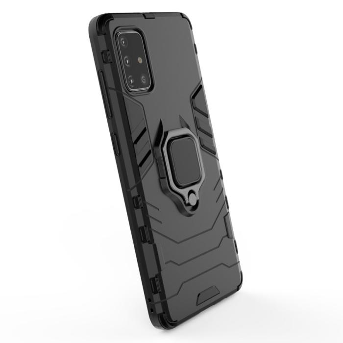 A-One Brand - Hybrid Ring Mobilskal till Samsung Galaxy S21 Ultra - Svart