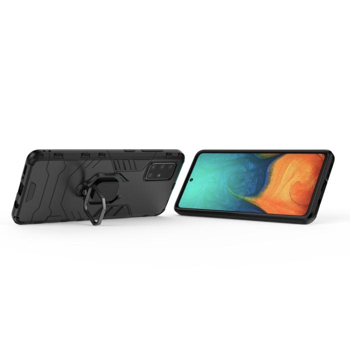 A-One Brand - Hybrid Ring Mobilskal till Samsung Galaxy S21 Ultra - Svart