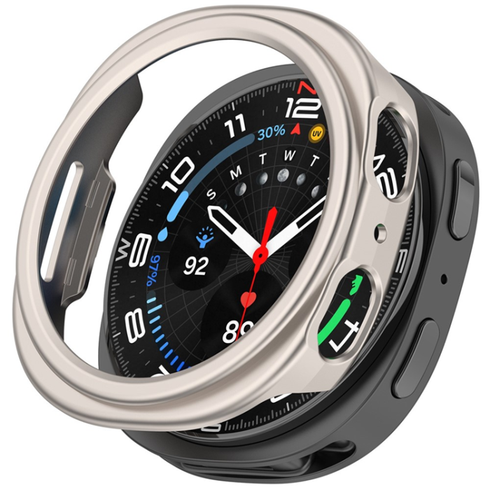 A-One Brand - Galaxy Watch 8 (44mm) Skal Semi-Enclosed PC Ram - Starlight