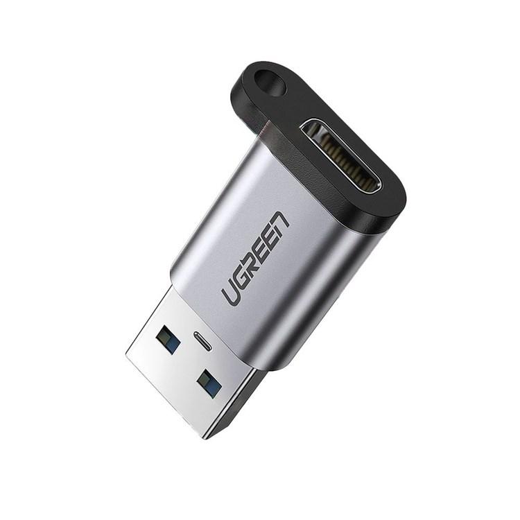 UGreen USB-C Hane till USB Hona Adapter - Grå | 2353 | AlltMobil