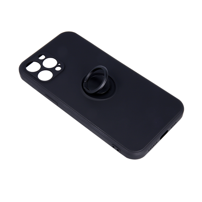 OEM - Galaxy S22 Mobilskal Finger Grip - Svart