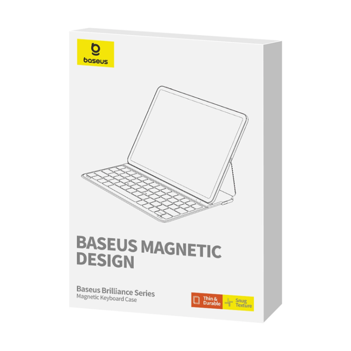BASEUS - Baseus iPad Pro 11/iPad Air 4/5 Fodral med tangentbord - Svart