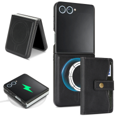 A-One Brand - Galaxy Z Flip 7 Mobilskal MagSafe Detachable Korth&aring;llare Kickstand