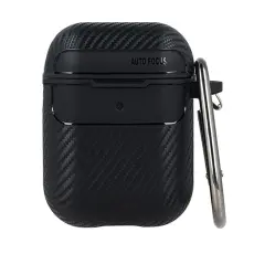 OEM - AirPods 1/2 Skal Carbon - Svart