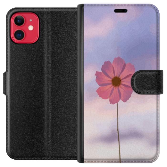 iSecrets - Plånboksfodral till Apple iPhone 11 med Rosa blomma