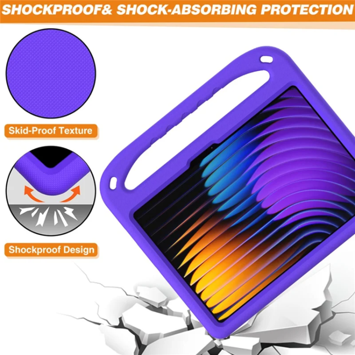 A-One Brand - Xiaomi Pad 7 Pro/Pad 7 Skal EVA Handgrepp Kickstand - Lila