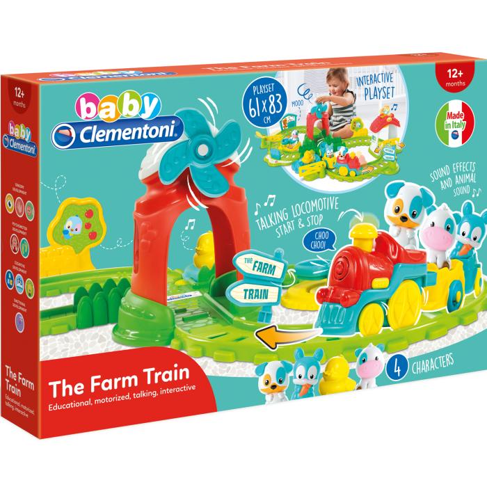 UTGATT5 - CLEMENTONI Animals Farm Interactive Train