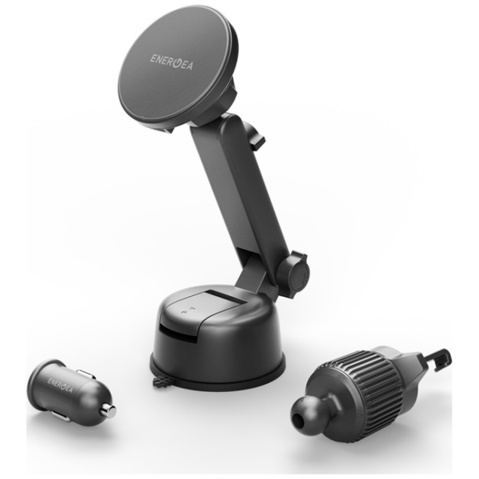 ENERGEA - Energea Induktiv laddare Energea Magdrive Kit 15W - Svart