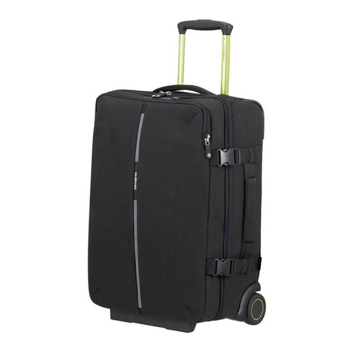 Samsonite - SAMSONITE SECURIPAK Duffelväska med hjul 55cm - Svart