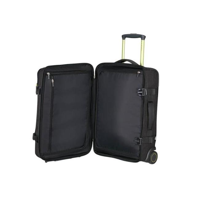 Samsonite - SAMSONITE SECURIPAK Duffelväska med hjul 55cm - Svart