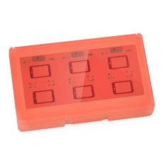 Dobe - Dobe Nintendo Switch 2 Fodral för Game Card - Röd