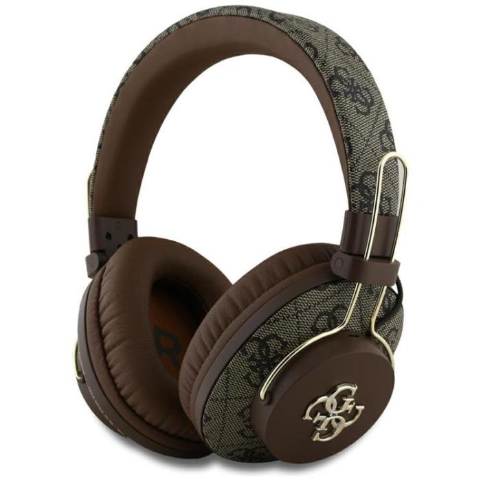 Guess - Guess Over-Ear Hörlurar Bluetooth ENC Metal 4G Logo - Brun