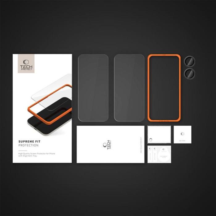 Tech-Protect - Tech-Protect [3-Pack] iPhone 16 Härdat Glas Skärmskydd Supreme