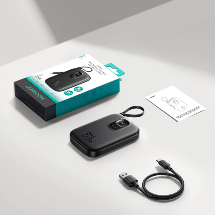 Joyroom - Joyroom Powerbank 10000mAh 22.5W Lightning/USB-C 0.25cm Kabel