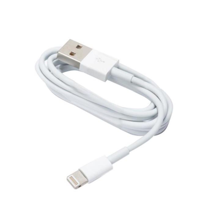 OEM - USB-A Till Lightning Kabel 1m 1A Bulk - Vit
