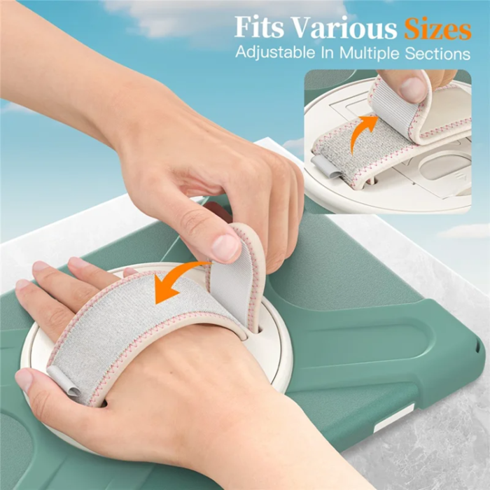 A-One Brand - Galaxy Tab A11 Plus Mobilskal Kickstand Silikon Axelrem