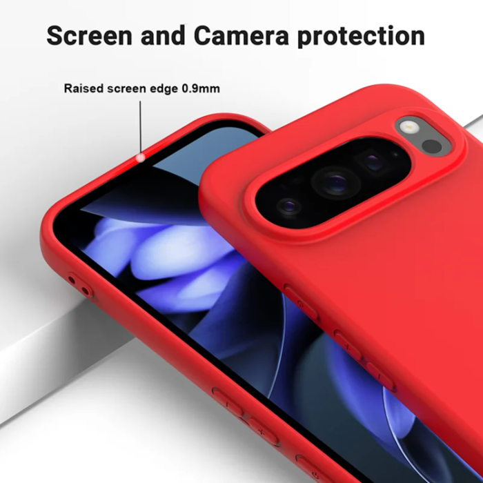 A-One Brand - Google Pixel 10 Pro Mobilskal Liquid Silikon - Röd