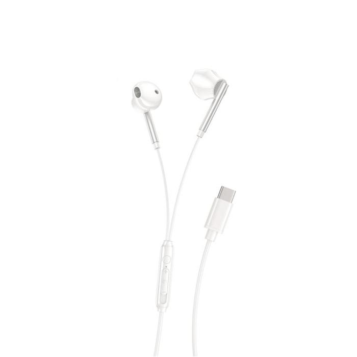 XO - XO In-Ear Trådbundna Hörlurar USB-C EP66 - Vit