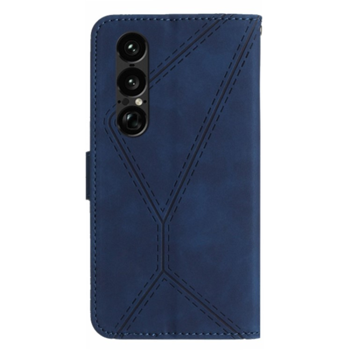 A-One Brand - Sony Xperia 1 VII Plånboksfodral Skin Touch Lines Imprinted