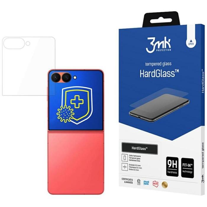 3MK - 3MK Galaxy Z Flip 7 Härdat Glas Skärmskydd HardGlass - Clear