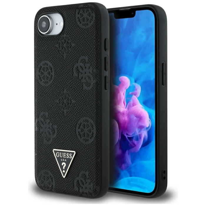 Guess - Guess iPhone 16e Mobilskal Magsafe Triangle Logo - Svart