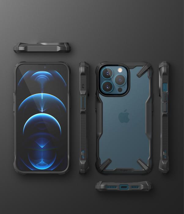 UTGATT5 - Ringke Fusion X PC Skal iPhone 13 Pro Max - Svart