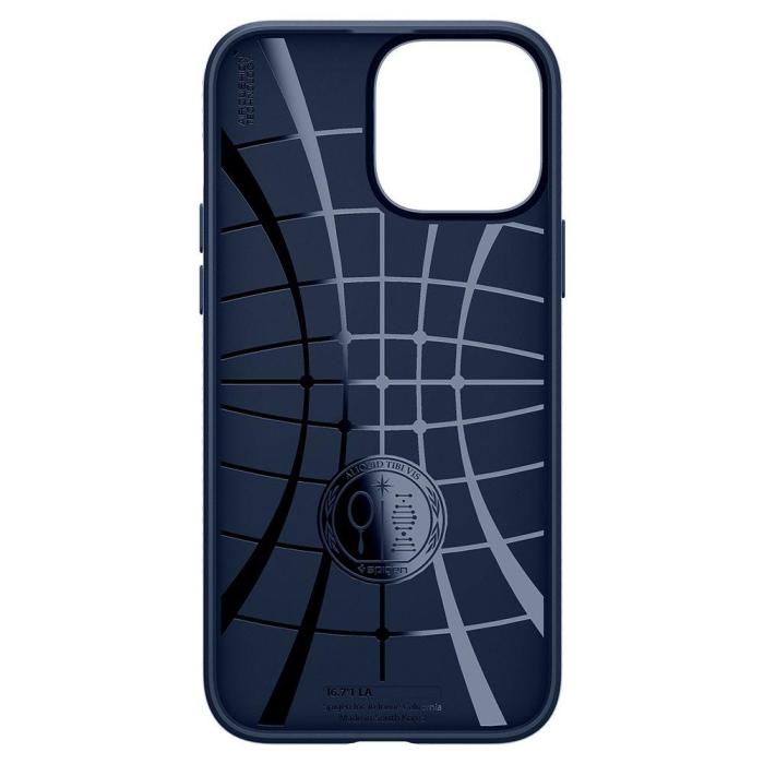 UTGATT1 - Spigen iPhone 13 Pro Skal Liquid Air - Navy Blå