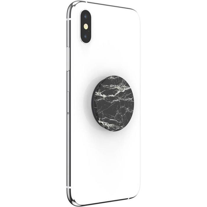 PopSockets - Popsockets Basic Grip Med Ställfunktion - Svart Modern Marble