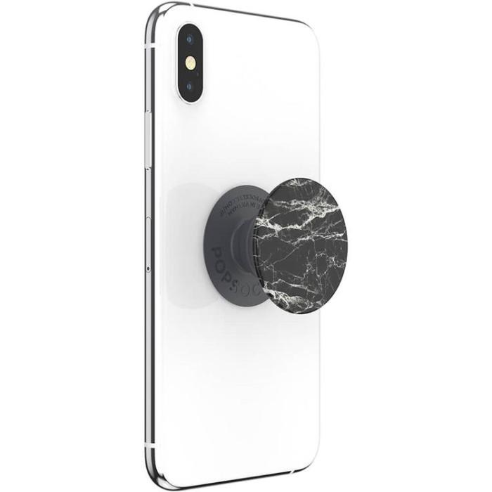PopSockets - Popsockets Basic Grip Med Ställfunktion - Svart Modern Marble
