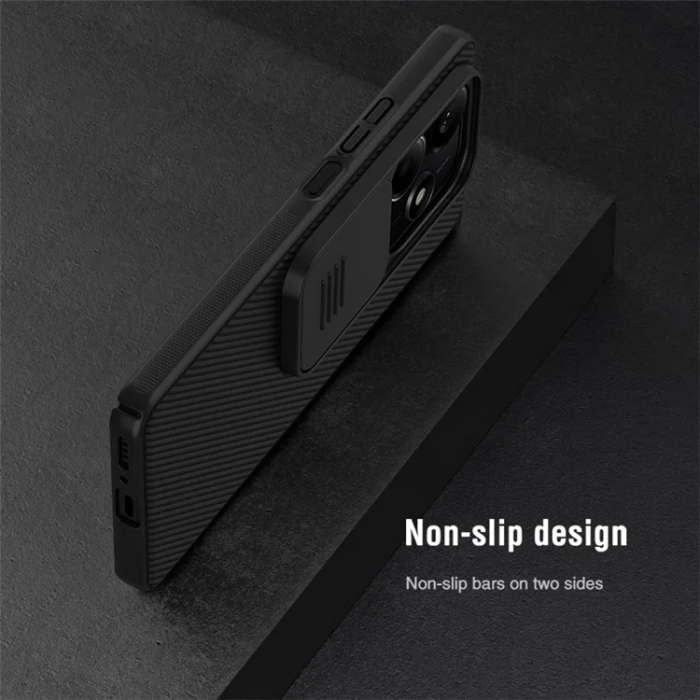 Nillkin - Nillkin Xiaomi Redmi Note 14 5G Mobilskal Camshield - Blå