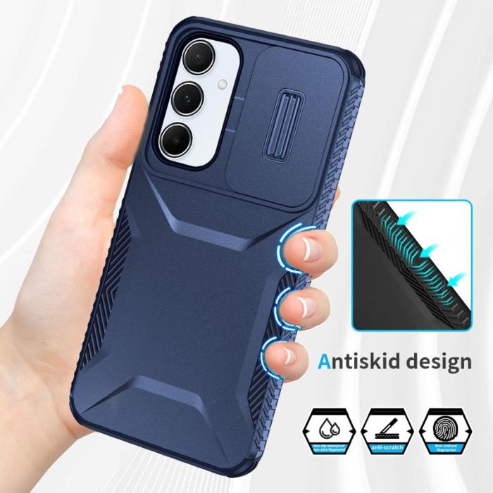 OEM - Mobilskal till Samsung Galaxy A55 5G TPU+PC Skydd - Blå