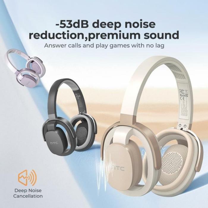 HTC - HTC Over-Ear Trådlösa Hörlurar Bluetooth Gaming HP07