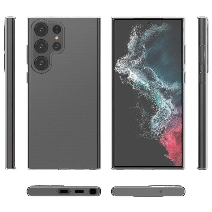 A-One Brand - Galaxy S23 Ultra Skal Ultra Slim Anti-scratch Soft TPU - Clear