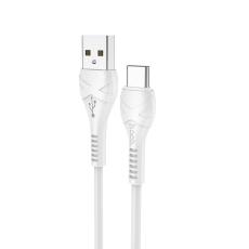 Hoco - Hoco Cool USB-C Kabel 1m - Vit